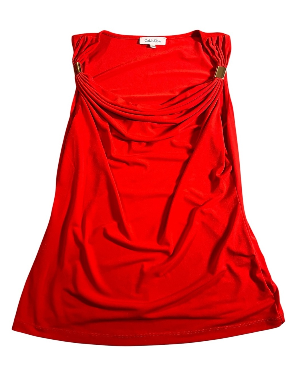Calvin Klein Vibrant Red Stretch Tank